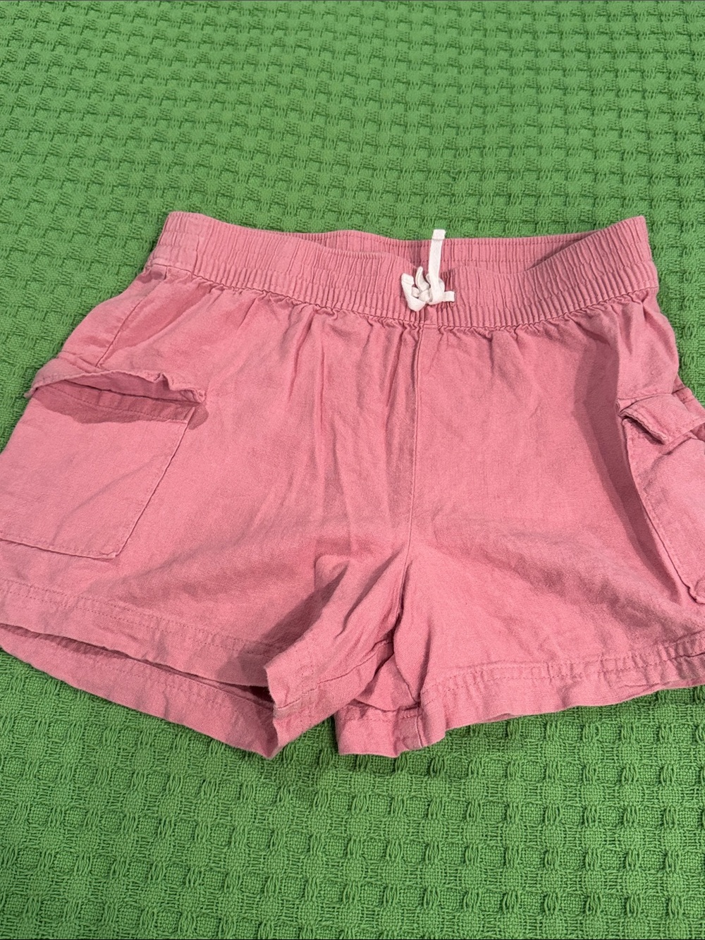 wonder nation Pink Drawstring Cargo Shorts